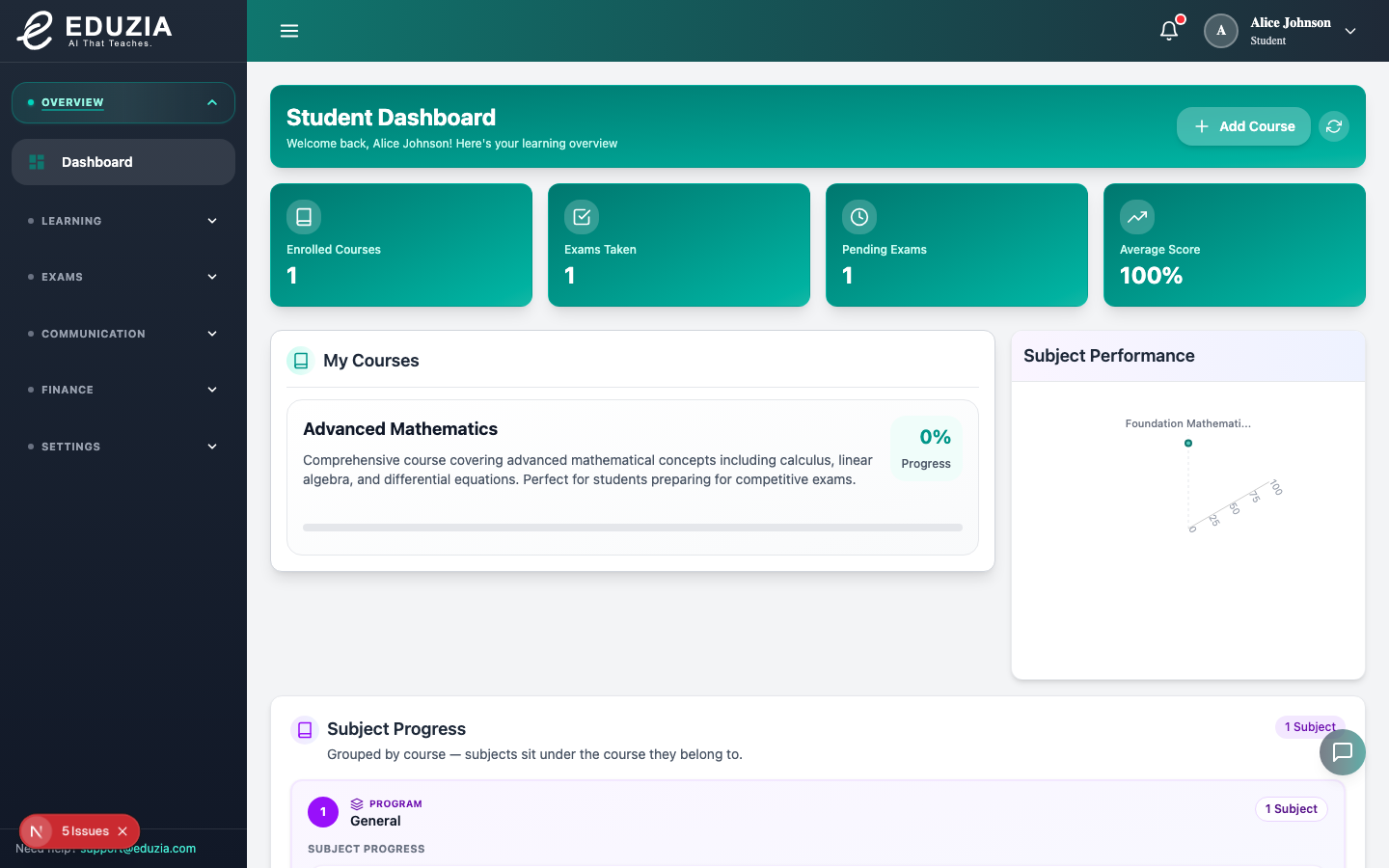 Student portal