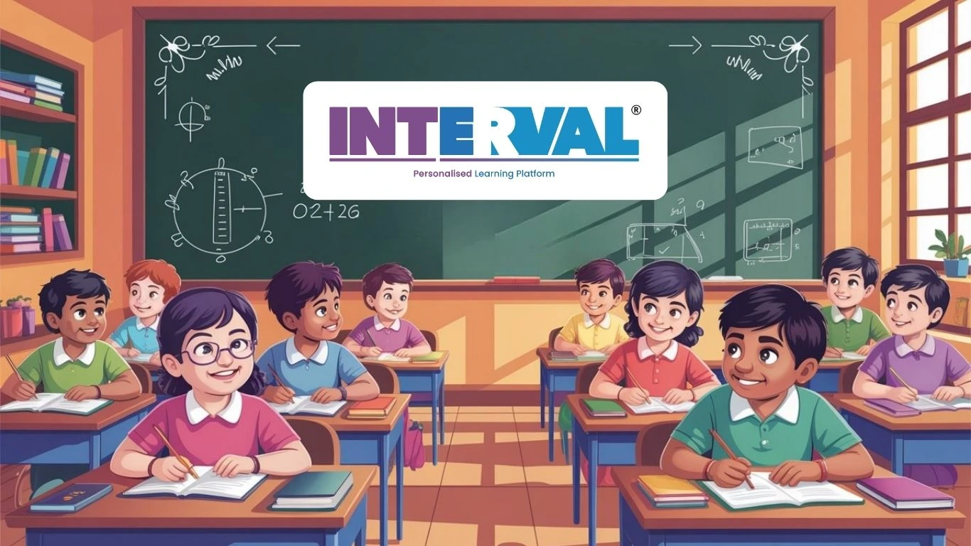 Students in a classroom preparing for Tamil Nadu Quarterly Exam 2025-26, with blackboard illustrations and Eduzia Learning personalized education platform logo.