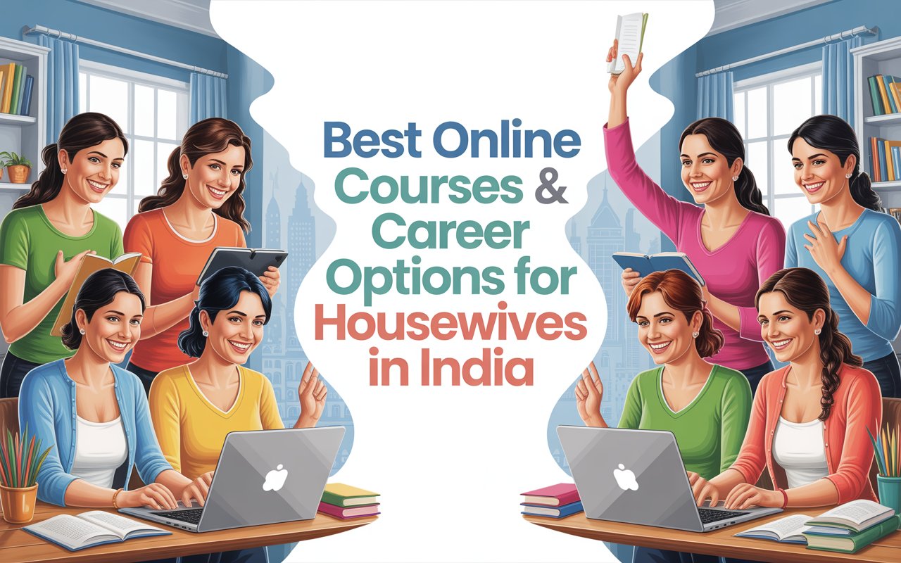 Best Online Courses & Career Options for Housewives in India