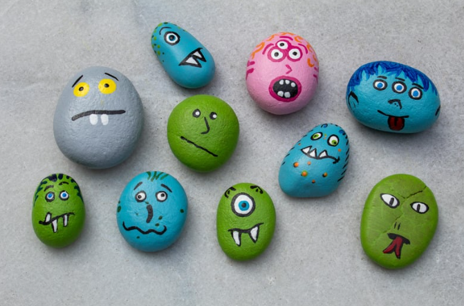 Example of Stone Paintings