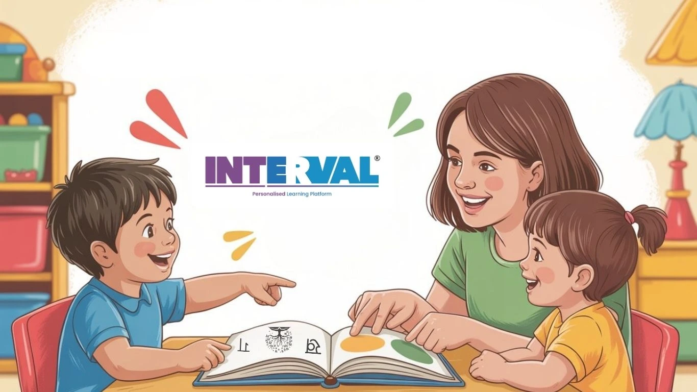 Mother teaching Hindi alphabet to kids online with fun activities â How to teach Hindi to kids online through interactive learning and storytelling.